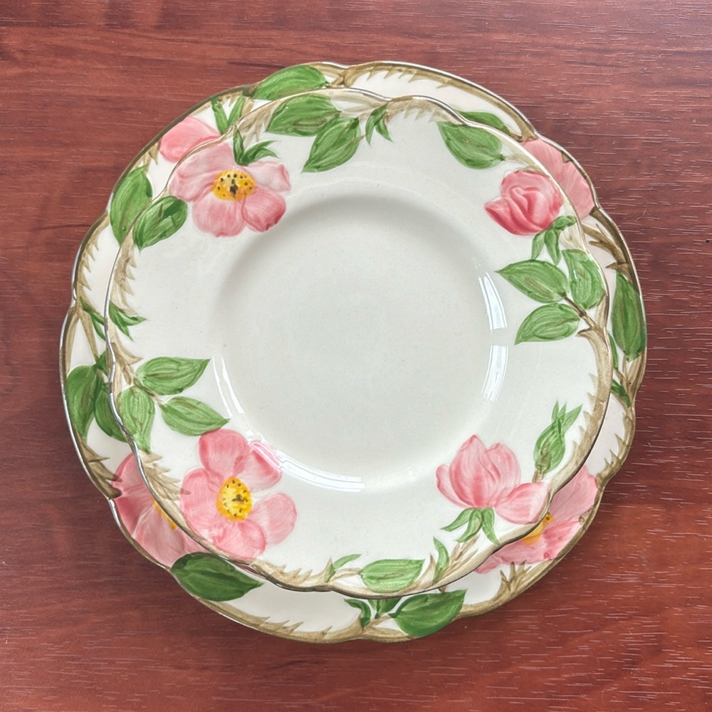 Vintage Franciscan Desert Rose Mini Plates